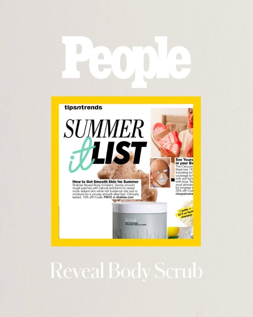 shaklee body scrub feature