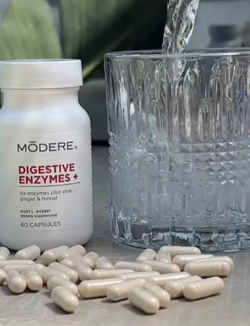 Modere Digestive Enzymes+ Australia | 6-Enzyme Blend 60 Capsules - Image 2 - Shop Shaklee Australia Modere Digestive Enzymes+ Australia | 6-Enzyme Blend 60 Capsules - Image 2