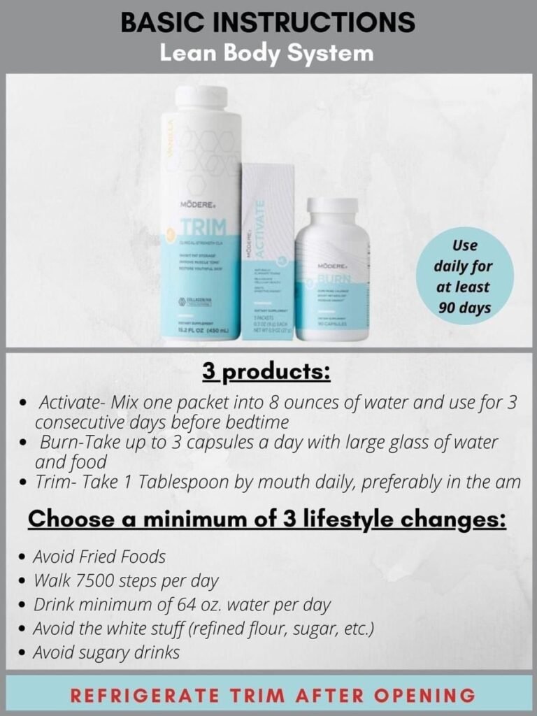 Modere Lean Body System Australia | Shape & Burn Bundle