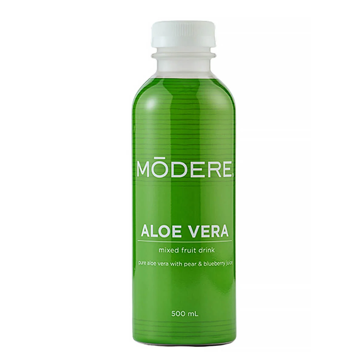 Modere Aloe Vera Australia Gut Tonic - Image 5 - Shop Shaklee Australia Green Modere Aloe Vera mixed fruit drink bottle with white cap, 500 mL